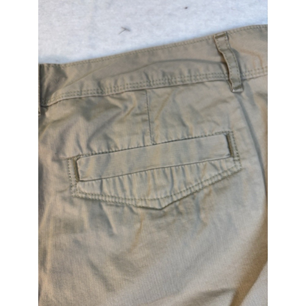 Eddie Bauer Women's Sz 14 (36x11) Khaki Chino Shorts Cotton Outdoor Hiking Trail - Picture 10 of 12